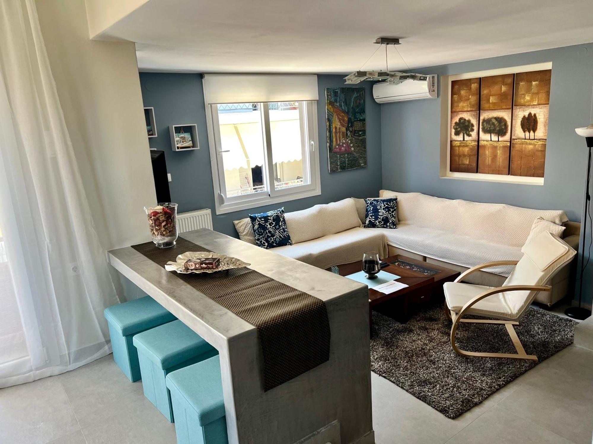 Modern Family Retreat Apartment Волос Екстериор снимка