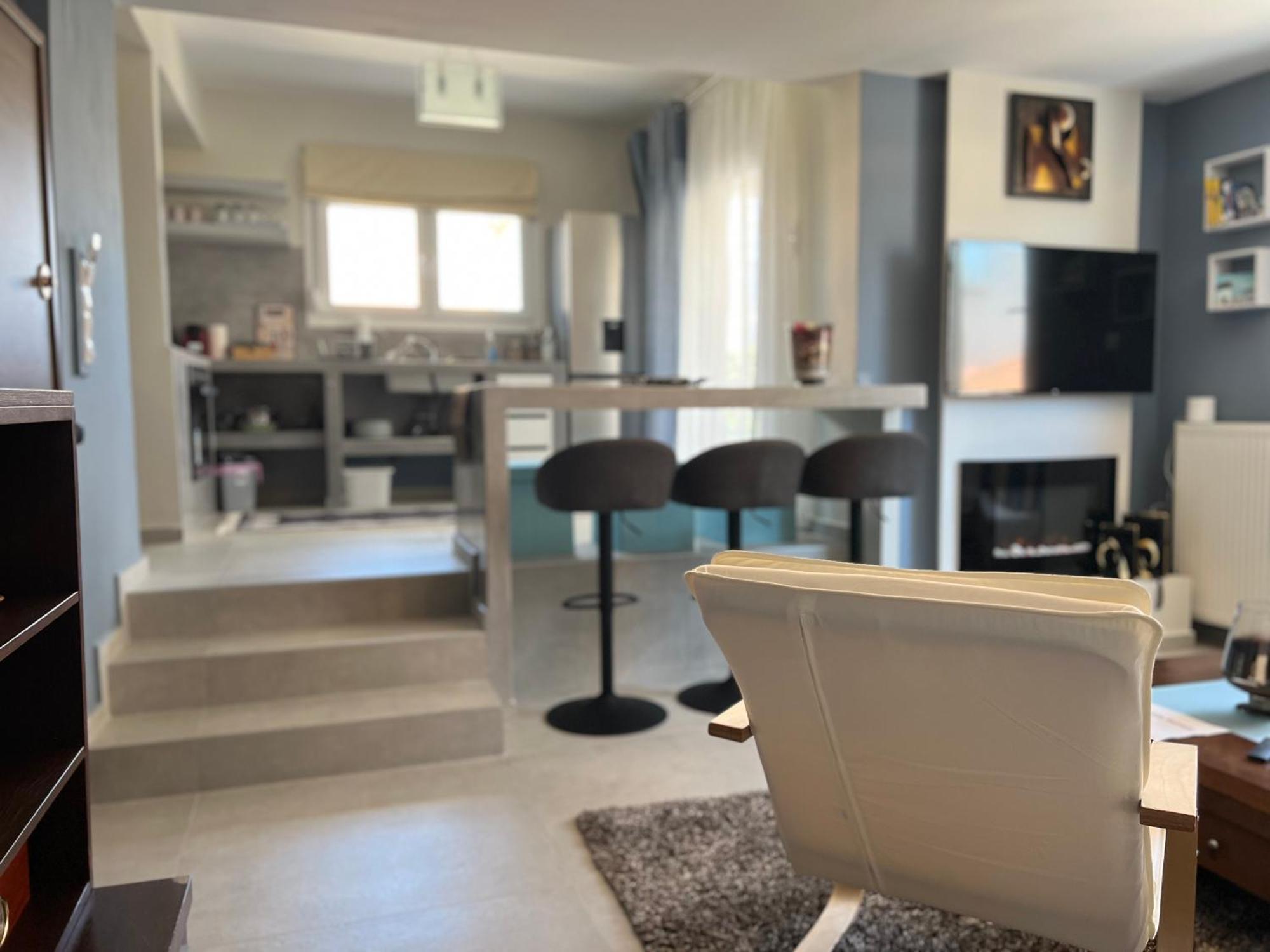Modern Family Retreat Apartment Волос Екстериор снимка