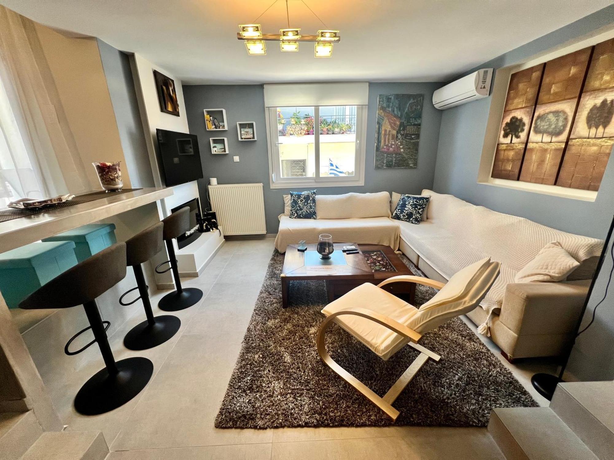 Modern Family Retreat Apartment Волос Екстериор снимка