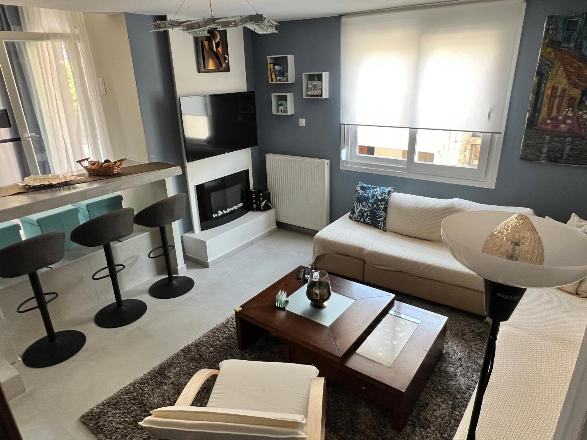 Modern Family Retreat Apartment Волос Екстериор снимка
