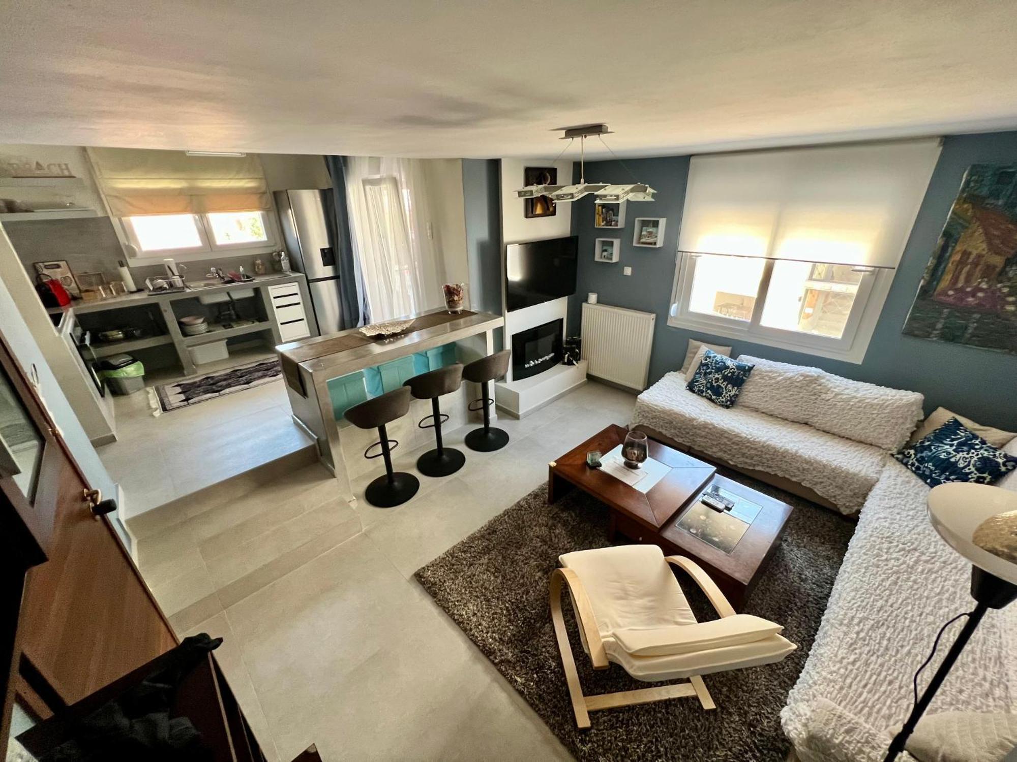 Modern Family Retreat Apartment Волос Екстериор снимка