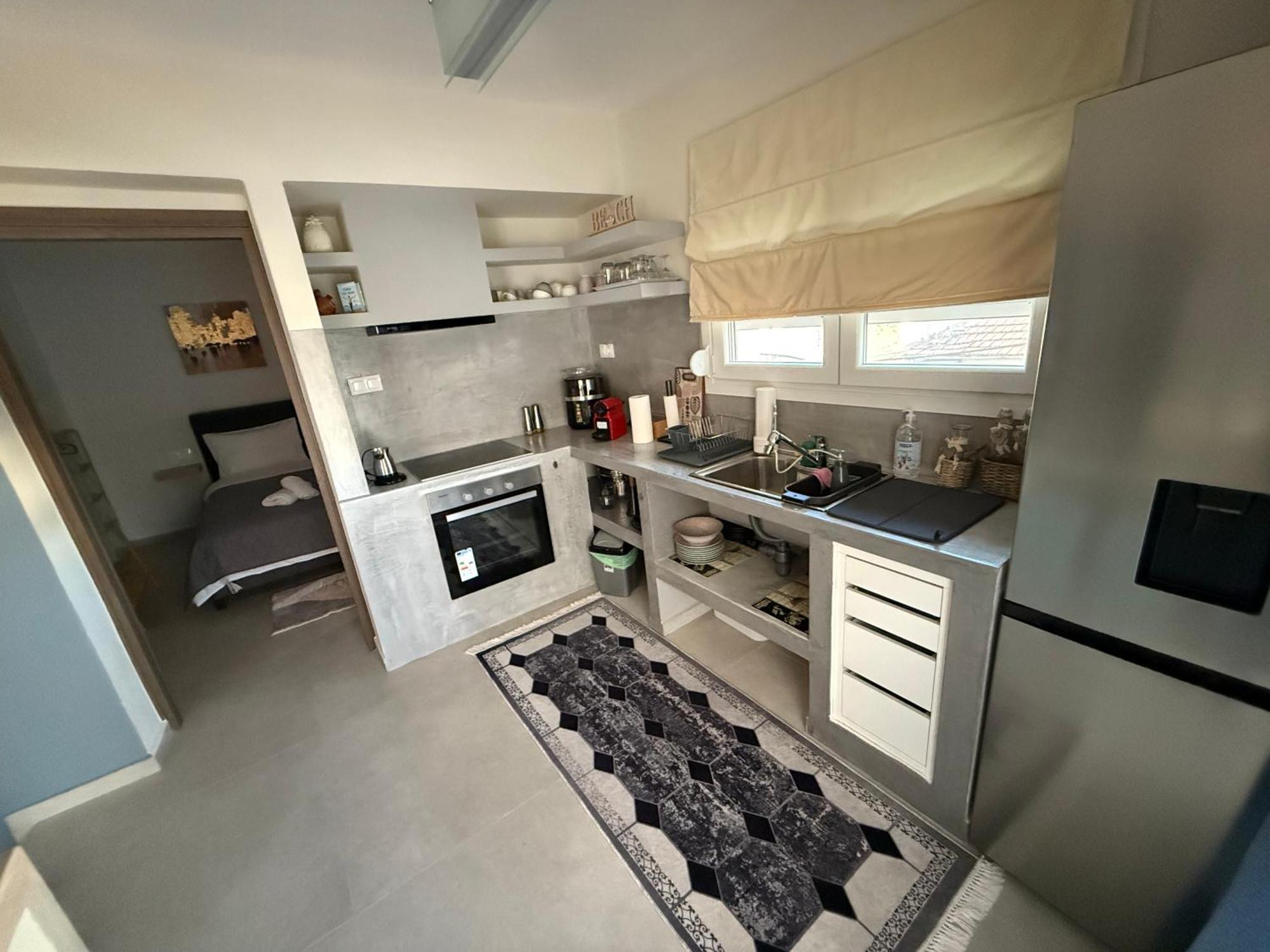 Modern Family Retreat Apartment Волос Екстериор снимка